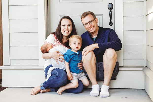 Like many working families with kids, the Bystroms live busy lives—dropoffs, pickups, naps… and working from home. - COURTESY STEFFANY COOLEY PHOTOGRAPHY