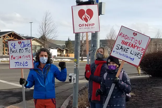 Technical employees at St. Charles returned to work this week, with the hope of finalizing a contract with their employer by the end of the month. - COURTESY OFNHP
