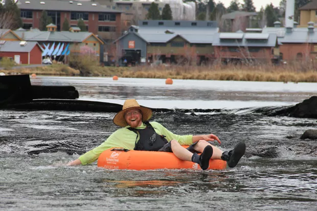 Hat, check! Long sleeves, check! Closed-toe shoes, check! This floater is fixed for fun. - K.M. COLLINS