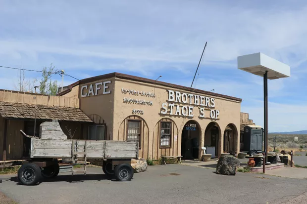 The Brothers Stage Shop has been serving customers since they arrived in covered wagons, and is one of the last travel hubs between Bend and Burns. - JACK HARVEL