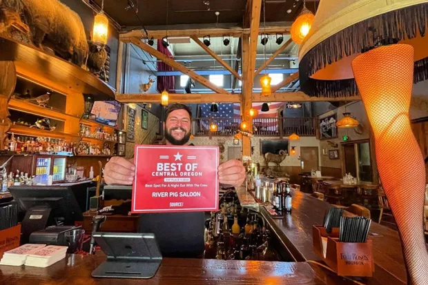 One of our 2020 Best of Central Oregon winners, @riverpigsaloon, is still stoked on their award! Who's going to take home the titles in the 2021 readers' poll! You'll find out when Best of Central Oregon 2021 hits stands August 18! Wait for it... Be sure to tag us @sourceweekly for a chance to be featured here and as the Instagram of the Week in the Cascades Reader. - @RIVERPIGSALOON / INSTAGRAM