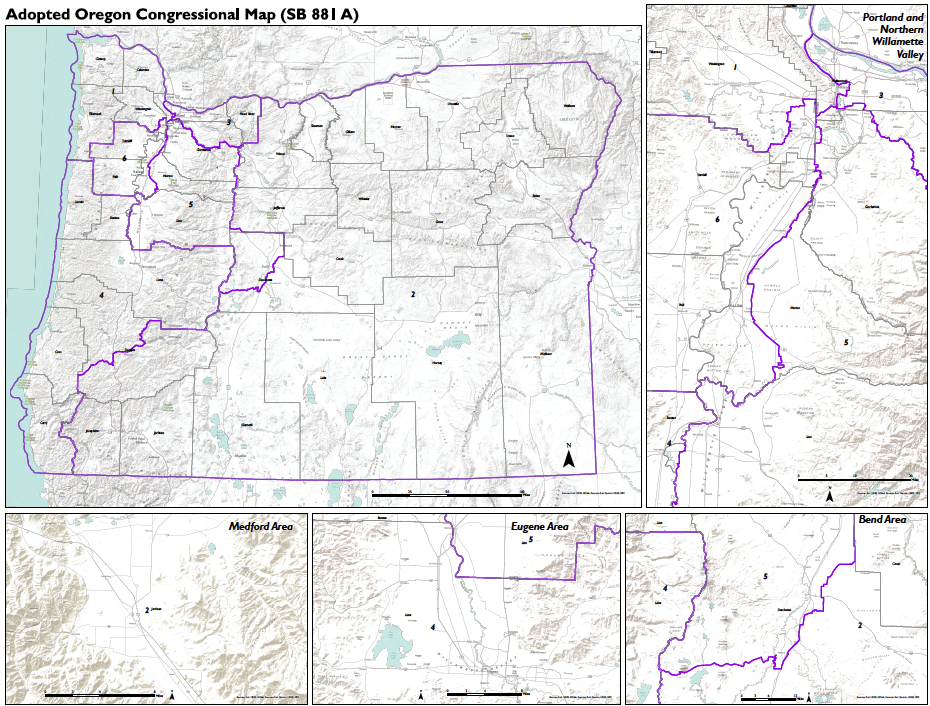 Bend Oregon On The Map New Political Maps For Central Oregon | Local News | Bend | The Source  Weekly - Bend, Oregon