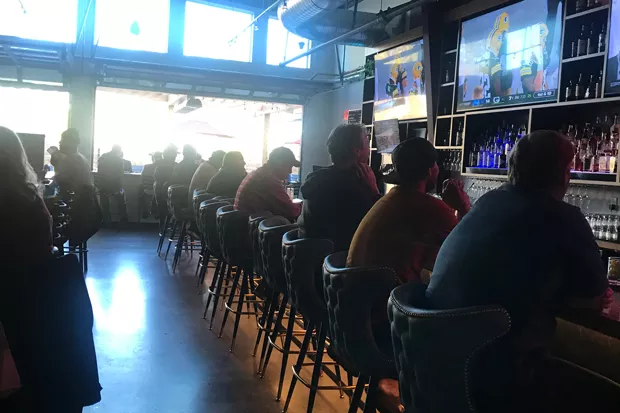 Padded barstools and several TVs make for good sports viewing at Walt Reilly’s. - COURTESY WALT REILLY’S