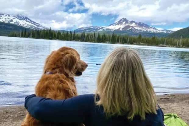 Scenery like this can make any pup feel young at heart! @dogguidebend shared this photo with us of gorgeous Sparks Lake, Chelsea Hardaway and her senior companion Taylor in support of National Senior Dog Month! Share your photos with us and tag us @sourceweekly for a chance to be featured here as the Instagram of the Week in the Cascades Reader. Winners get a free print from @highdesertframeworks. - COURTESY @DOGGUIDEBEND/INSTAGRAM