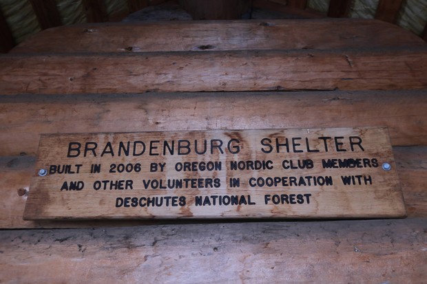 Brandenburg Shelter offers a respite from the weather near Santiam Pass. - DAMIAN FAGAN