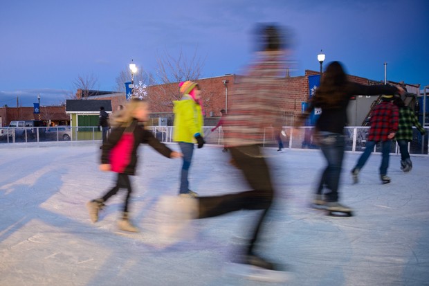 The Redmond ice skating season is now in &#10;full swing. - CITY OF REDMOND