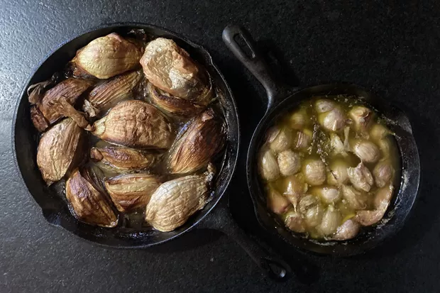 Take French onion soup up to 11 with the addition of garlic. - ARI LEVAUX