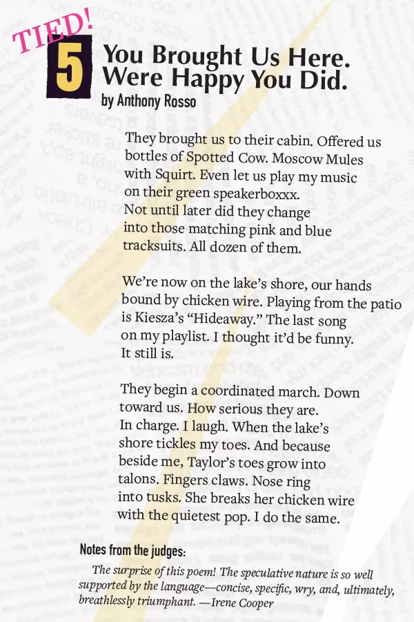 POEM BY ANTHONY ROSSO