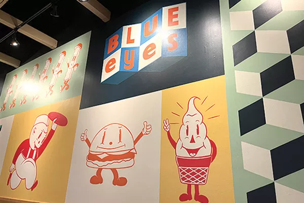 Friendly faces greet diners at Blue Eyes Burgers on Greenwood Avenue. - DONNA BRITT