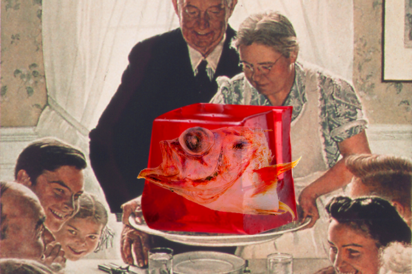 Mmmmm.. the infamous fish in jello. A Polish Christmas tradition. - WYATT GAINES