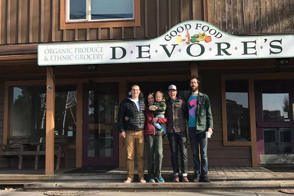 Dylan Rudloff, Hailey Garside, Aaron Talbot and Clint Rowan expect to have the Humble Beet open by the end of April.. - SUBMITTED