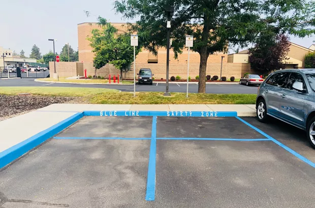 The new Blue Line Safety Zone at the Deschutes County Sheriff's Office - DESCHUTES COUNTY SHERIFF'S OFFICE