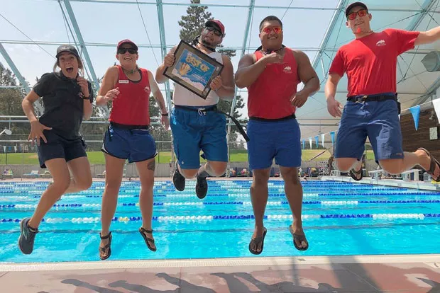 @bendparks is jumping for joy at Juniper Swim and Fitness. Tag @sourceweekly to appear in Lightmeter. - SUBMITTED