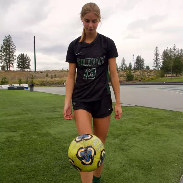 Summit High senior Michaela Gorman - CHRIS MILLER