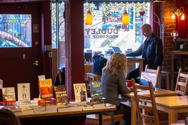 Dudley's Bookshop Cafe. - KEELY DAMARA