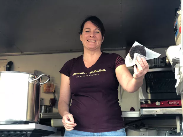 Lawyer turned chef Wendy Hickey dishes Italian treats from her food truck. - LISA SIPE