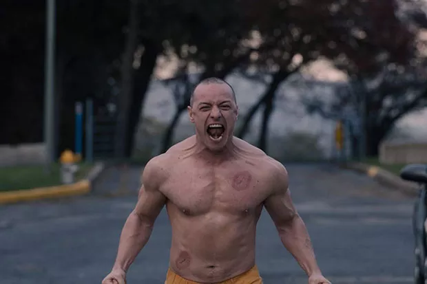 James McAvoy in "Glass." - COURTESY OF UNIVERSAL