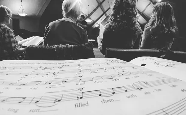 Singers rehearse for Rutter's Magnificat - SUBMITTED PHOTO