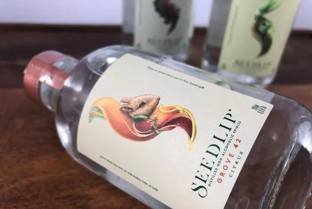 The only buzz you'll get from a Seedlip non-alcoholic cocktail is from happy taste buds. - LISA SIPE