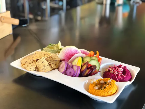 Hummus Trio. - LISA SIPE