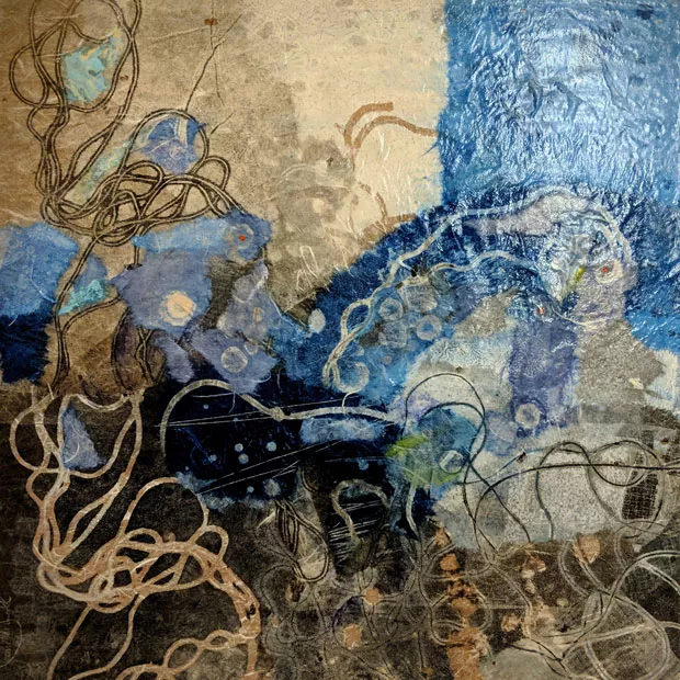 Jeanette Small's work incorporates abstract visuals through printmaking and other mediums. - SUBMITTED