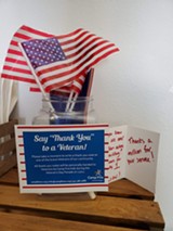 Thank you bins are placed at coffee shops around Bend - Uploaded by Melanie Feltmate