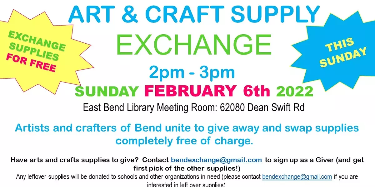Free Art & Craft Supply Exchange - Vimarsana News