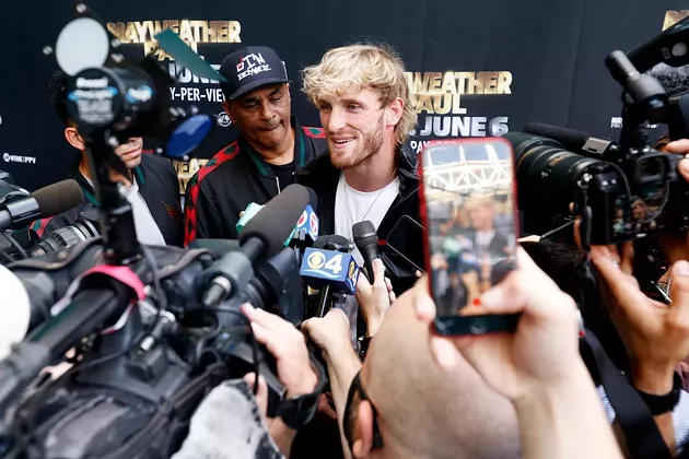 Logan Paul during a media event at the Hard Rock Stadium on May 6. - PHOTO BY CLIFF HAWKINS/GETTY IMAGES