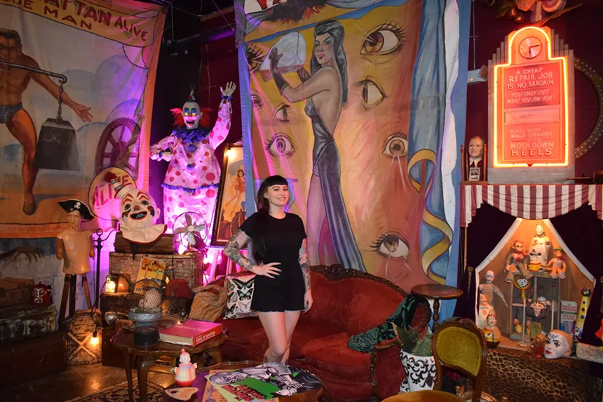 Brittany Nicole, co-owner of Old Ghosts Odditorium - PHOTO BY NICHOLAS OLIVERA