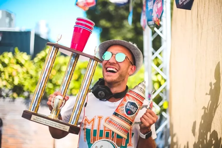 The 11th edition of the Wynwood Octoberfest is here all weekend. - PHOTO COURTESY OF SWARM