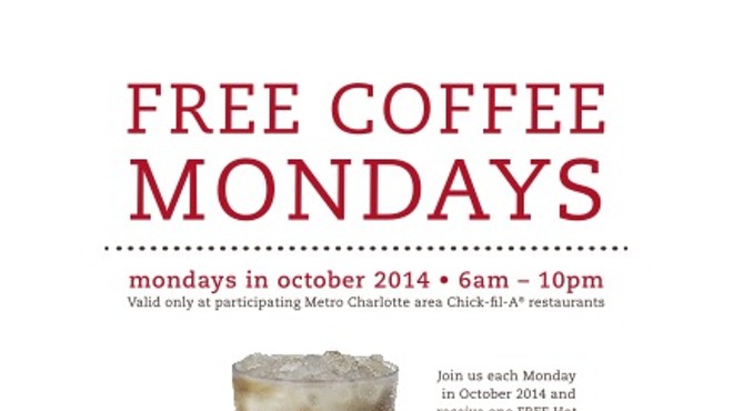 FREE Coffee Mondays at Chick-fil-A