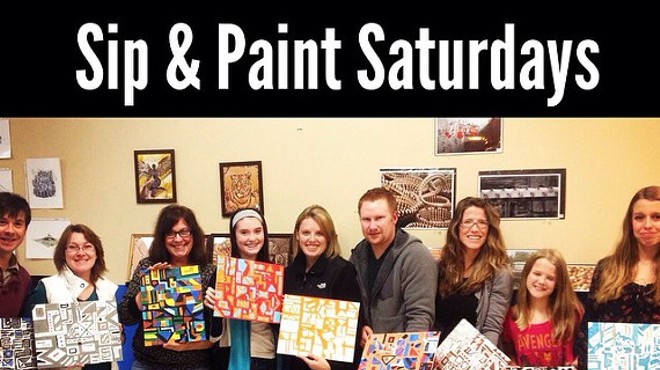 Sip & Paint Saturdays (Comp Wine, All Art Suppiles Included)