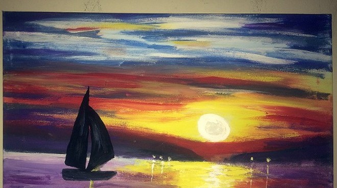 Sip & Paint Thursdays ( Lesson: Sailboat & Sunset)