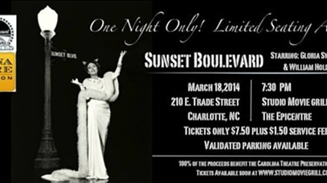 The Stars of the Carolina Theatre Film Series:  Sunset Boulevard