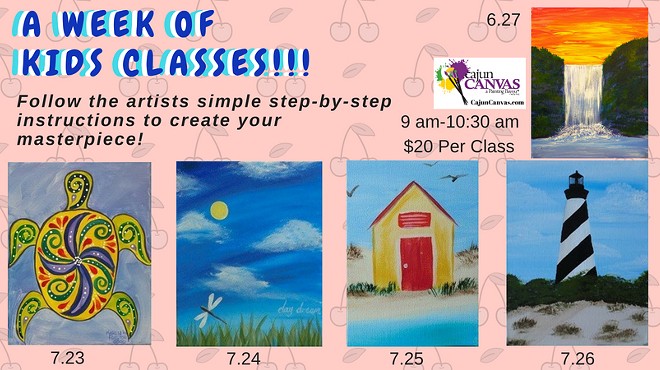 Week of kids Paint Classes!