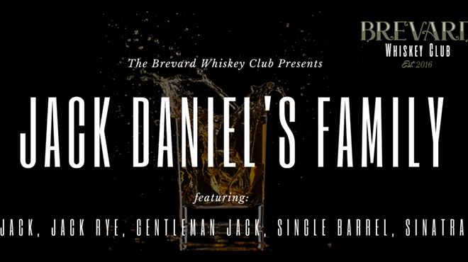 The Brevard Whiskey Club Presents: Jack Daniel's Whiskey Tasting