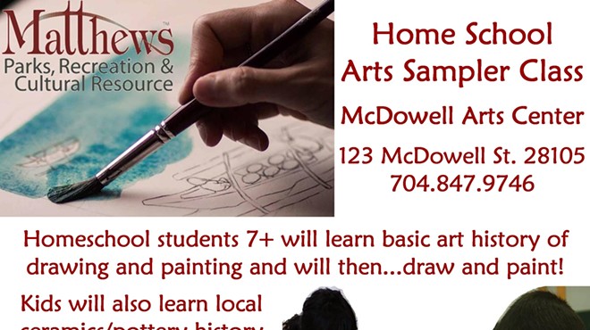 Home School art sampler classes