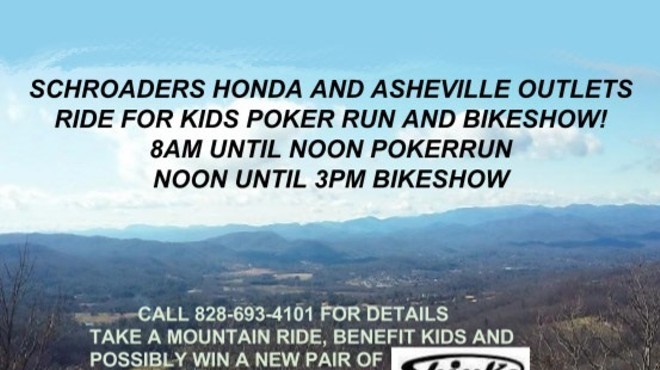 Schroader's Honda Ride For Kids Poker Run and Bike Show