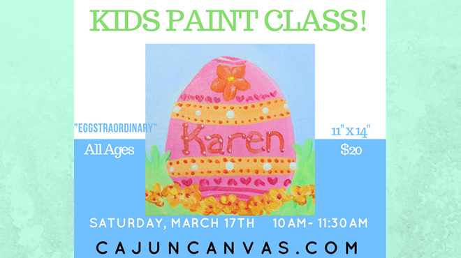 Kids Paint Class – “Eggstraordinary”
