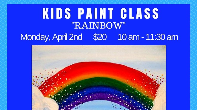 Kids Paint Class – “Rainbow”
