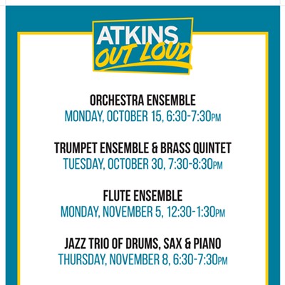 Atkins Out Loud Jazz Trio of Drums, Sax & Piano