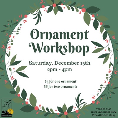 Holiday Ornament Workshop
