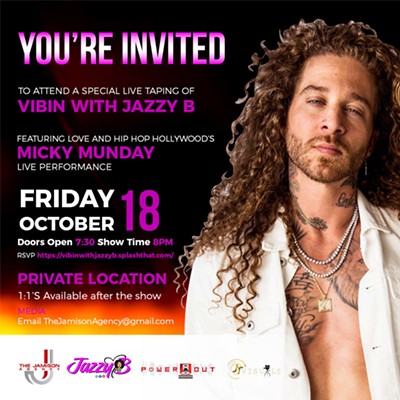 CHARLOTTE NC YOU’RE INVITED!! Come Out & Join us Friday October 18th For a PRIVATE LIVE Taping of “Vibin With Jazzy B” featuring Love And Hip Hop Hollywood’s “MICKY MUNDAY” @mickymunday. You must RSVP IN ADVANCE TO ATTEND THE EVENT.   https://vibinwithjazzyb.splashthat.com/  FOOD/DRINKS/MUSIC will be provided.   When: Friday 10/18.   Location: Given upon confirmation.  Time: Doors Open 7:30PM ShowTime 8pm  Early arrival is suggested.   Special Guests TBA  Volunteers RSVP:TheJamisonAgency@gmail.com.   Media: Videographers, photographers, bloggers RSVP: TheJamisonAgency@gmail.com.