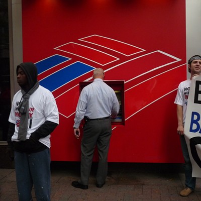 11/15/11: B of A protest. Charlotte R.A.N., Greenpeace, OccupyCLT