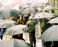 A HARD RAIN'S A-GONNA FALL Jennifer Connelly seeks shelter from her fears in Dark Water