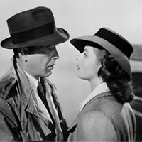 A KISS IS STILL A KISS: Rick (Humphrey Bogart) and Ilsa (Ingrid Bergman) will always have Paris.