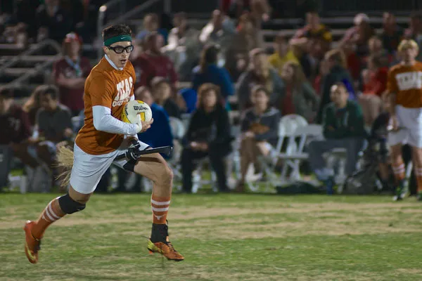 A Texas Quidditch player at the 2014 World Cup - MICHAEL E. MASON