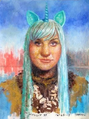 Adam McGalliards work is on display at Cornelius Arts Center.