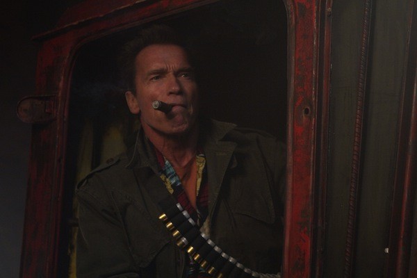 Arnold Schwarzenegger in The Expendables 2