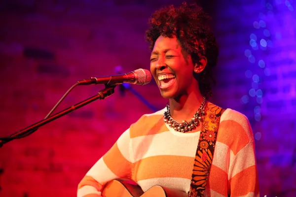 Arsena Schroeder at the Evening Muse on Feb. 9, 2013.